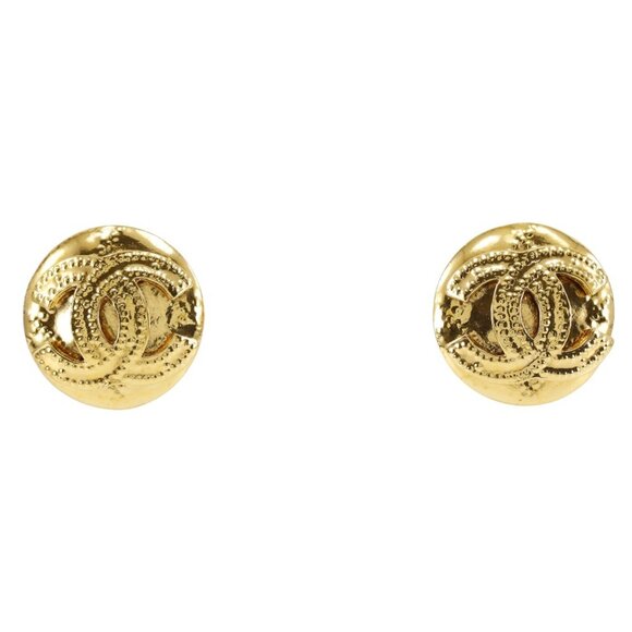 CHANEL Authentic Gold Earrings